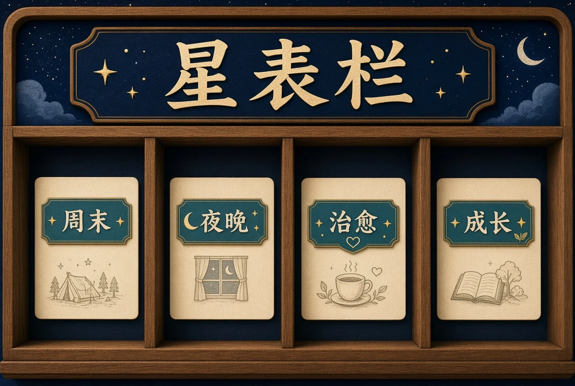星表栏分类整理